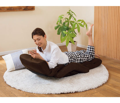 ポルト スイッチチェア プレミアム 7 リクライニング 肘掛付き AIM-127 ヒーター付き タイマー付き マッサージ座椅子 コンパクト 在宅 肩こり 背中 腰 お腹 お尻 ツカモトコーポレーション