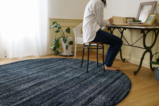 【日本製】 ラグマット LUSTRE 200x200cm 円形 ラグ マット カーペット 無地 シンプル 防音 防ダニ 床暖 ホットカーペット(代引不可)