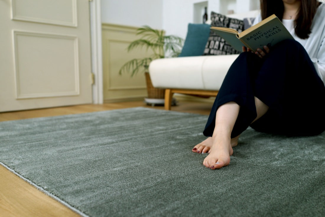 【日本製】 ラグマット CALM 200x250cm 長方形 ラグ マット カーペット 無地 シンプル 防音 防ダニ 床暖 ホットカーペット(代引不可)