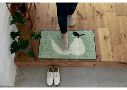 日本製 玄関 マット 45×75cm 長方形 メディカルストップ 耐熱 F☆☆☆☆ ウォッシャブル ドライクリーニング 四角 おしゃれ 北欧 かわいい デザインライフ FRUITS MINI MAT フルーツミニマット(代引不可)