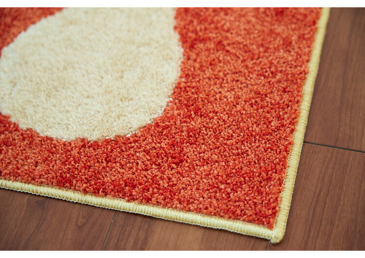 日本製 玄関 マット 45×75cm 長方形 メディカルストップ 耐熱 F☆☆☆☆ ウォッシャブル ドライクリーニング 四角 おしゃれ 北欧 かわいい デザインライフ FRUITS MINI MAT フルーツミニマット(代引不可)