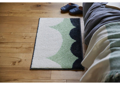 玄関 マット 45×75cm 日本製 長方形 ウォッシャブル ドライクリーニング メディカルストップ 耐熱 F☆☆☆☆ 北欧 かわいい 四角 おしゃれ デザインライフ DESIGN LIFE TOPIARYトピアリーマット(代引不可)