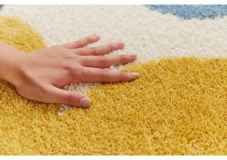 玄関 マット 45×75cm 日本製 長方形 ウォッシャブル ドライクリーニング メディカルストップ 耐熱 F☆☆☆☆ 北欧 かわいい 四角 おしゃれ デザインライフ DESIGN LIFE TOPIARYトピアリーマット(代引不可)