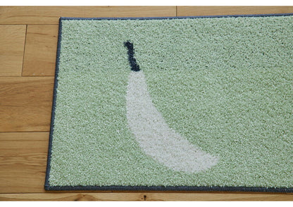 日本製 キッチンマット 45×240cm ウォッシャブル ドライクリーニング メディカルストップ 耐熱 F☆☆☆☆ おしゃれ 北欧 かわいい デザインライフ FRUITS FRUITS フルーツフルーツ(代引不可)
