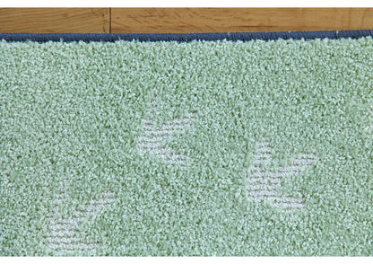 日本製 キッチンマット 45×240cm ウォッシャブル ドライクリーニング メディカルストップ 耐熱 F☆☆☆☆ おしゃれ 北欧 デザインライフ TEKUTEKU KIWI テクテクキーウィマット(代引不可)