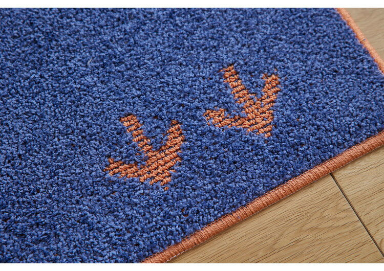 日本製 キッチンマット 45×240cm ウォッシャブル ドライクリーニング メディカルストップ 耐熱 F☆☆☆☆ おしゃれ 北欧 デザインライフ TEKUTEKU KIWI テクテクキーウィマット(代引不可)