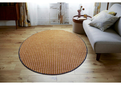 ラグ 130×185cm 楕円 ウォッシャブル 日本製 ドライクリーニング メディカルストップ 耐熱 F☆☆☆☆ おしゃれ 北欧 かわいい 丸形 リビング DESIGN LIFE RETORO CHECK RUG レトロチェックラグ(代引不可)