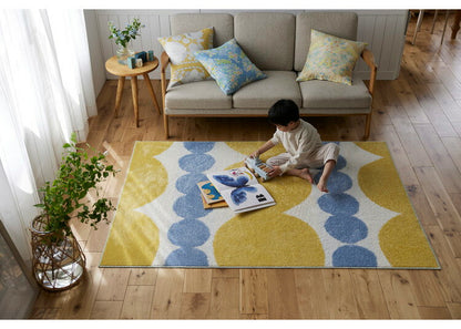 長方形 国産 ラグ 130×185cm ウォッシャブル ドライクリーニング メディカルストップ 耐熱 F☆☆☆☆ 四角 おしゃれ 日本製 北欧 かわいい デザインライフ DESIGN LIFE TOPIARY RUGトピアリーラグ(代引不可)