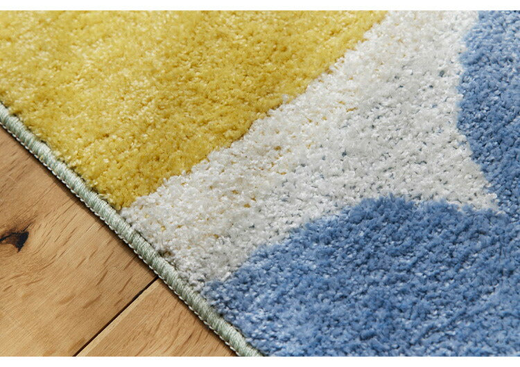 長方形 国産 ラグ 130×185cm ウォッシャブル ドライクリーニング メディカルストップ 耐熱 F☆☆☆☆ 四角 おしゃれ 日本製 北欧 かわいい デザインライフ DESIGN LIFE TOPIARY RUGトピアリーラグ(代引不可)