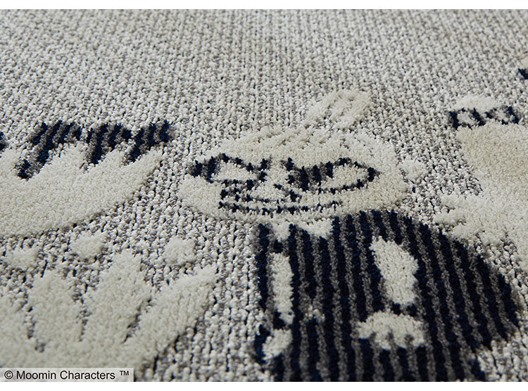 ラグ 日本製 130×185cm ムーミン MOOMIN KOBANA rug コバナ ラグ ラグマット 防ダニ 北欧 おしゃれ(代引不可)