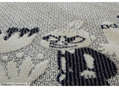 ラグ 日本製 130×185cm ムーミン MOOMIN KOBANA rug コバナ ラグ ラグマット 防ダニ 北欧 おしゃれ(代引不可)