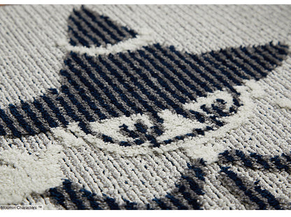 ラグ 日本製 直径90cm 円形 ムーミン MOOMIN KOBANA rug M コバナ ラグ ラグマット 防ダニ 北欧 おしゃれ(代引不可)