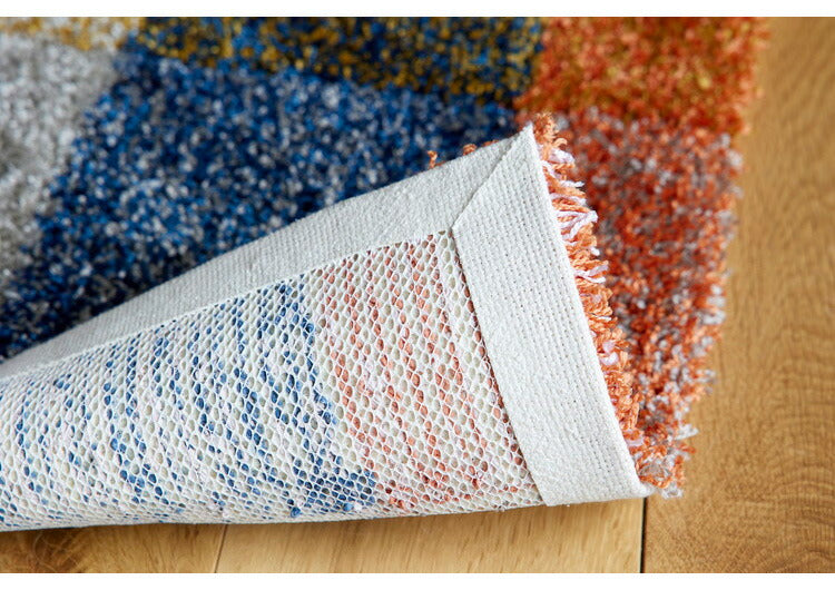 日本製 玄関 マット 100×75cm 長方形 防ダニ 滑り止め おしゃれ 北欧 かわいい シンプル 四角 家庭用 ラグ インテリア デザインライフ DESIGN LIFE スミノエ COLOR MIX MAT カラ-ミックスマット(代引不可)