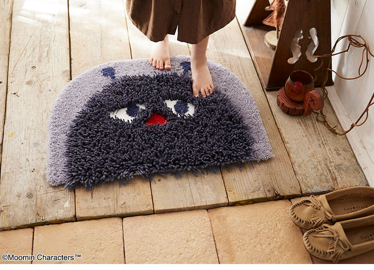 マット 日本製 45×60cm ムーミン MOOMIN MOJYA MOJYASTINKY MAT モジャモジャ スティンキーマット ラグマット 玄関マット 防ダニ 北欧 おしゃれ(代引不可)