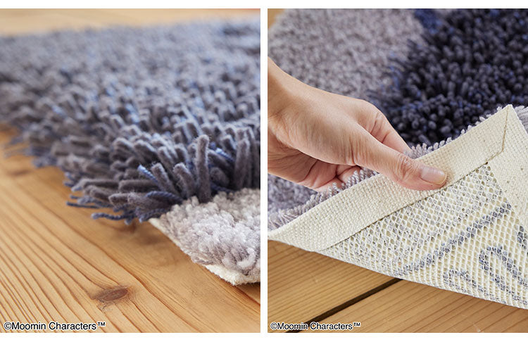 マット 日本製 45×60cm ムーミン MOOMIN MOJYA MOJYASTINKY MAT モジャモジャ スティンキーマット ラグマット 玄関マット 防ダニ 北欧 おしゃれ(代引不可)