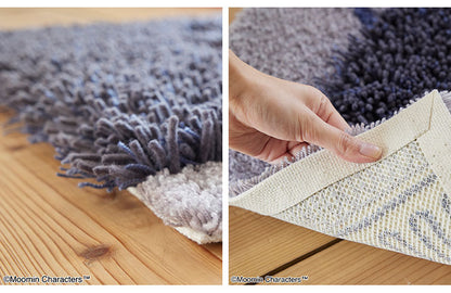 マット 日本製 45×60cm ムーミン MOOMIN MOJYA MOJYASTINKY MAT モジャモジャ スティンキーマット ラグマット 玄関マット 防ダニ 北欧 おしゃれ(代引不可)