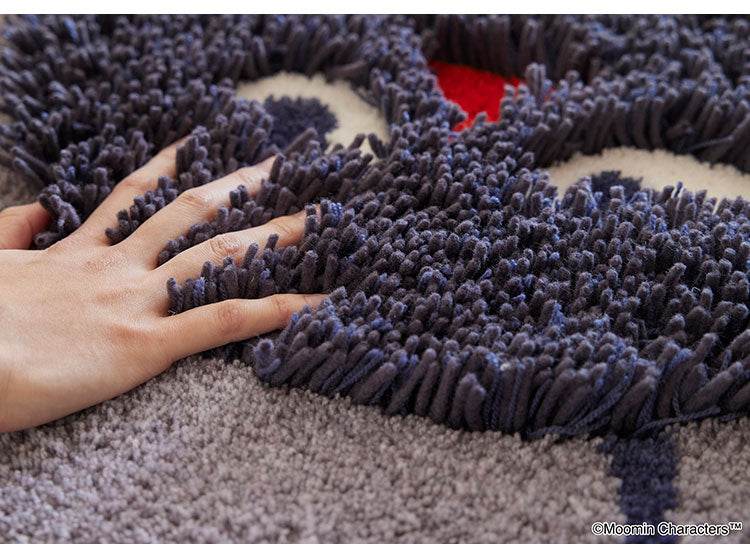 マット 日本製 45×60cm ムーミン MOOMIN MOJYA MOJYASTINKY MAT モジャモジャ スティンキーマット ラグマット 玄関マット 防ダニ 北欧 おしゃれ(代引不可)