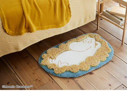 マット 日本製 45×60cm ムーミン MOOMIN FLUFFY MOOMIN MAT フラッフィー ムーミンマット ラグマット 玄関マット 防ダニ 北欧 おしゃれ(代引不可)