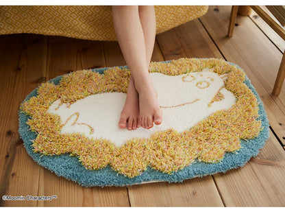 マット 日本製 45×60cm ムーミン MOOMIN FLUFFY MOOMIN MAT フラッフィー ムーミンマット ラグマット 玄関マット 防ダニ 北欧 おしゃれ(代引不可)
