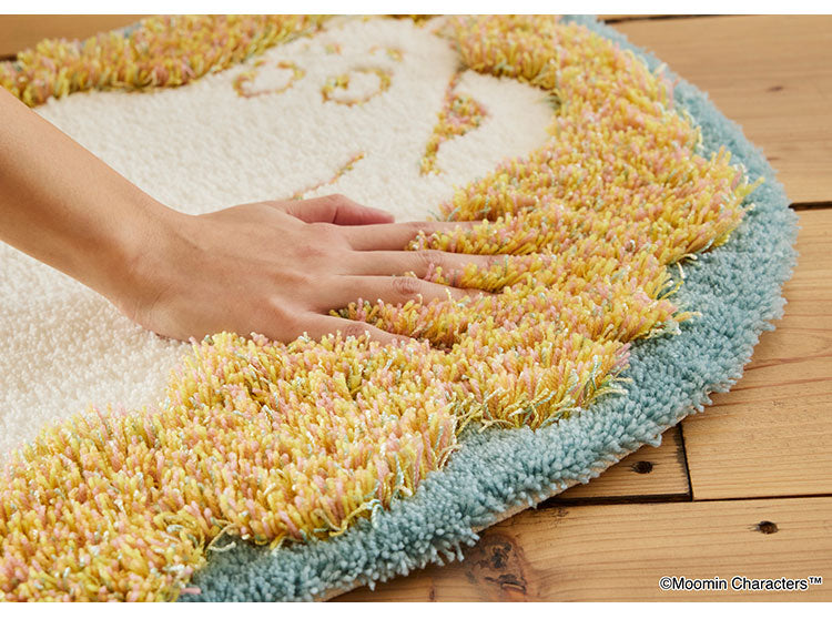 マット 日本製 45×60cm ムーミン MOOMIN FLUFFY MOOMIN MAT フラッフィー ムーミンマット ラグマット 玄関マット 防ダニ 北欧 おしゃれ(代引不可)