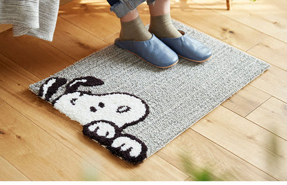マット 日本製 45×65cm スヌーピー SNOOPY Chilali MAT チラリ マット 玄関マット ラグマット 防ダニ 北欧 おしゃれ(代引不可)