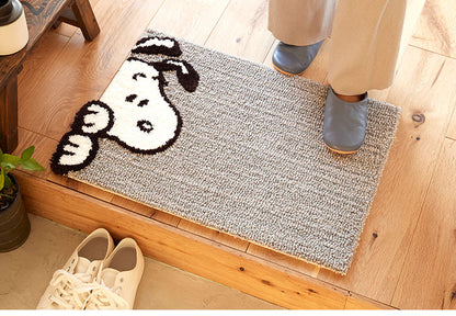 マット 日本製 45×65cm スヌーピー SNOOPY Chilali MAT チラリ マット 玄関マット ラグマット 防ダニ 北欧 おしゃれ(代引不可)