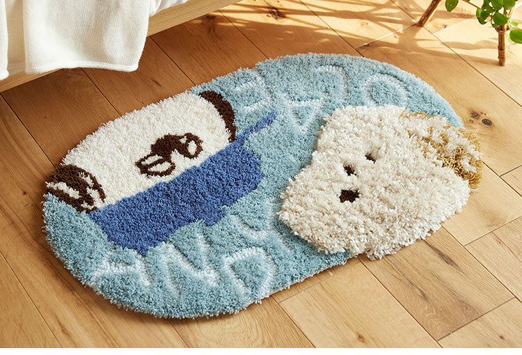 マット 日本製 45×70cm スヌーピー SNOOPY Andy and Olaf MAT アンディ&オラフ マット 玄関マット ラグマット 防ダニ 北欧 おしゃれ(代引不可)