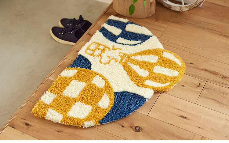 マット 日本製 48×70cm スヌーピー SNOOPY Balloon MAT バルーン マット 玄関マット ラグマット 防ダニ 北欧 おしゃれ(代引不可)