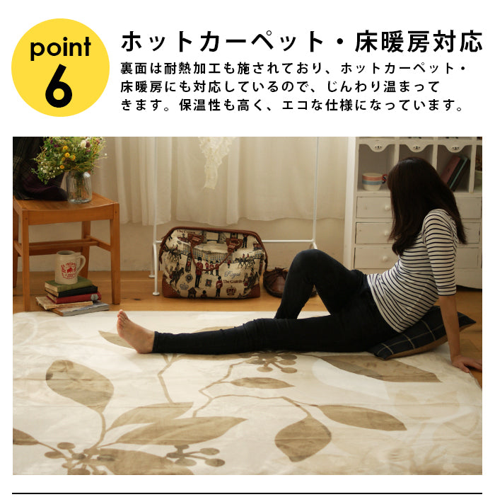 ふかピタ 防音 ふかふか 下敷き専用 ラグ 170×170cm 約2畳 滑り止め 下敷きラグ ラグマット カーペット ラグカーペット 床暖房対応 ふかぴた(代引不可)
