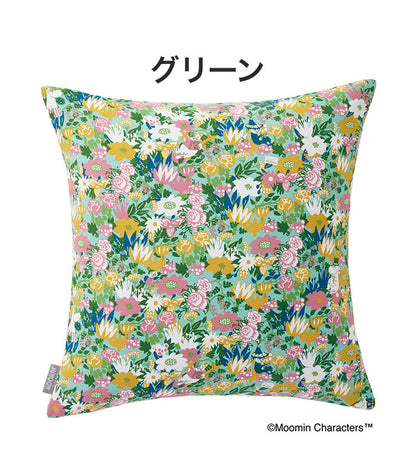 クッションカバー 日本製 45×45cm ムーミン MOOMIN KOBANA drape コバナドレープ 北欧 おしゃれ(代引不可)