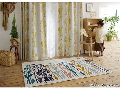 カーテン 日本製 ムーミン MOOMIN PUUT drape プート ドレープ 2級遮光 1枚入 ウォッシャブル 洗える 形状記憶加工 北欧 おしゃれ(代引不可)