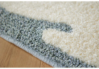 日本製 ラグ 45×70cm 滑り止め アニマット アニマル柄 動物柄 ポチ タマ リス ウズラ 国産 スミノエ Suminoe 北欧 かわいい おしゃれ(代引不可)