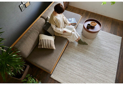 日本製 ラグ 130×190cm 滑り止め エクリュ むじのラグ 無地 タフトラグ アイボリー ベージュ グレー グレージュ 国産 スミノエ Suminoe 北欧 モダン シンプル おしゃれ(代引不可)