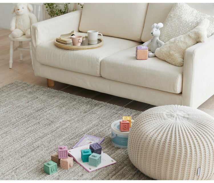 日本製 ラグ 130×190cm 滑り止め エクリュ むじのラグ 無地 タフトラグ アイボリー ベージュ グレー グレージュ 国産 スミノエ Suminoe 北欧 モダン シンプル おしゃれ(代引不可)