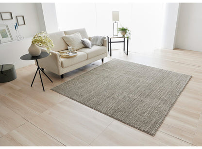 日本製 ラグ 190×190cm 滑り止め エクリュ むじのラグ 無地 タフトラグ アイボリー ベージュ グレー グレージュ 国産 スミノエ Suminoe 北欧 モダン シンプル おしゃれ(代引不可)