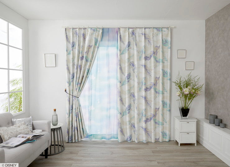 カーテン 日本製 ディズニー MICKEY Fran ミッキーフラン 2級遮光 1枚入 Disneyzone ウォッシャブル 洗える 形状記憶加工 北欧 おしゃれ(代引不可)