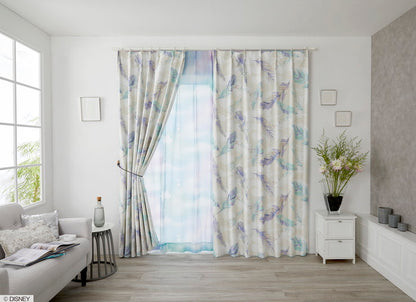 カーテン 日本製 ディズニー MICKEY Fran ミッキーフラン 2級遮光 1枚入 Disneyzone ウォッシャブル 洗える 形状記憶加工 北欧 おしゃれ(代引不可)