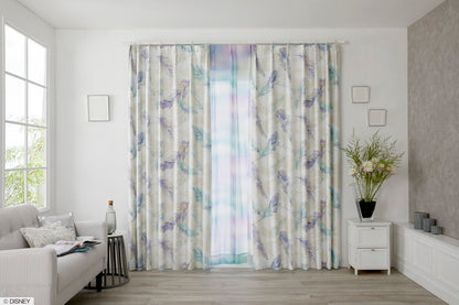 カーテン 日本製 ディズニー MICKEY Fran ミッキーフラン 2級遮光 1枚入 Disneyzone ウォッシャブル 洗える 形状記憶加工 北欧 おしゃれ(代引不可)