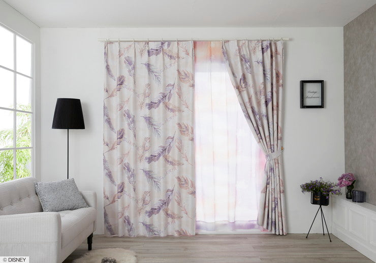 カーテン 日本製 ディズニー MICKEY Fran ミッキーフラン 2級遮光 1枚入 Disneyzone ウォッシャブル 洗える 形状記憶加工 北欧 おしゃれ(代引不可)