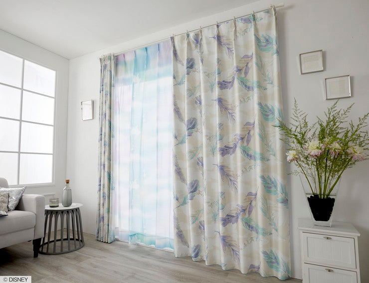 カーテン 日本製 ディズニー MICKEY Fran ミッキーフラン 2級遮光 1枚入 Disneyzone ウォッシャブル 洗える 形状記憶加工 北欧 おしゃれ(代引不可)