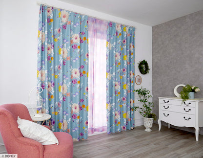 1級遮光カーテン 日本製 ディズニー ラプンツェル PRINCESS Tangled プリンセスタングルド 1枚入 Disneyzone ウォッシャブル 洗える 形状記憶加工 北欧 おしゃれ(代引不可)