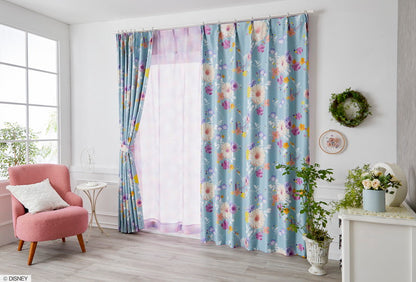 1級遮光カーテン 日本製 ディズニー ラプンツェル PRINCESS Tangled プリンセスタングルド 1枚入 Disneyzone ウォッシャブル 洗える 形状記憶加工 北欧 おしゃれ(代引不可)