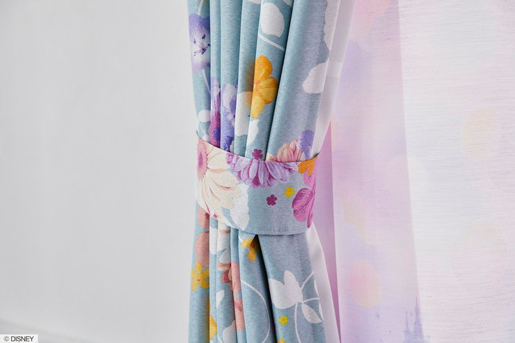 1級遮光カーテン 日本製 ディズニー ラプンツェル PRINCESS Tangled プリンセスタングルド 1枚入 Disneyzone ウォッシャブル 洗える 形状記憶加工 北欧 おしゃれ(代引不可)