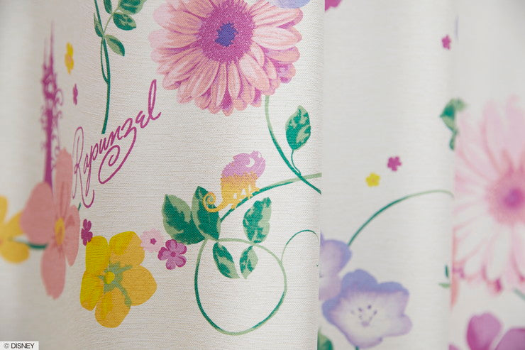 1級遮光カーテン 日本製 ディズニー ラプンツェル PRINCESS Tangled プリンセスタングルド 1枚入 Disneyzone ウォッシャブル 洗える 形状記憶加工 北欧 おしゃれ(代引不可)