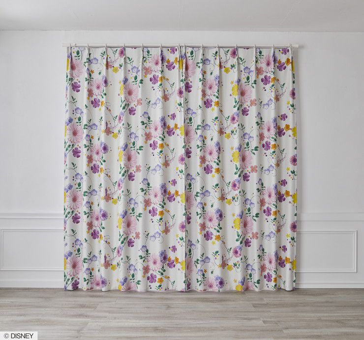 1級遮光カーテン 日本製 ディズニー ラプンツェル PRINCESS Tangled プリンセスタングルド 1枚入 Disneyzone ウォッシャブル 洗える 形状記憶加工 北欧 おしゃれ(代引不可)