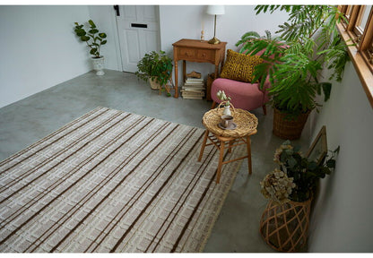 日本製 ラグ 190×190cm 防ダニ 滑り止め ミロワール フルール タフトラグ アイボリー グレー 国産 スミノエ Suminoe 北欧 モダン シンプル おしゃれ(代引不可)