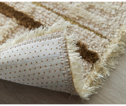 日本製 ラグ 190×240cm 防ダニ 滑り止め ミロワール フルール タフトラグ アイボリー グレー 国産 スミノエ Suminoe 北欧 モダン シンプル おしゃれ(代引不可)