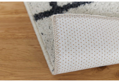 日本製 ラグ 45×240cm キッチンマット 滑り止め オセロ チェック柄 カラーライン タフトラグ ブルー オレンジ ホワイト 国産 スミノエ Suminoe 北欧 モダン シンプル(代引不可)