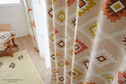 1級遮光カーテン 日本製 スヌーピー SNOOPY Coast Life コーストライフ PEANUTS ピーナッツ 1枚入 ウォッシャブル 洗える 形状記憶加工 北欧 おしゃれ(代引不可)