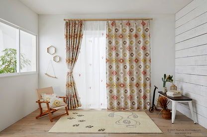 1級遮光カーテン 日本製 スヌーピー SNOOPY Coast Life コーストライフ PEANUTS ピーナッツ 1枚入 ウォッシャブル 洗える 形状記憶加工 北欧 おしゃれ(代引不可)